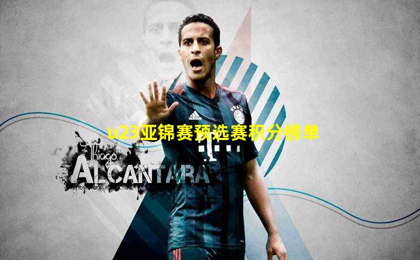 u23亚锦赛预选赛积分榜单