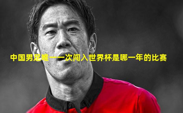 中国男足唯一一次闯入世界杯是哪一年的比赛